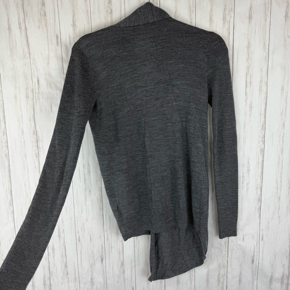 All Saints Gray Drape Neck Sweater small - Picture 4 of 4